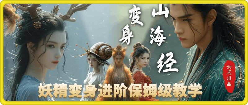 云天AI山海经变身视频教程，妖精变身进阶保姆级教学-网赚邦---一站式项目拆解教学